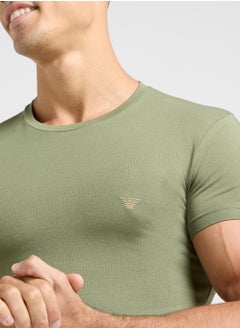 EMPORIO ARMANI Logo Crew Neck T-Shirt  - Image 3