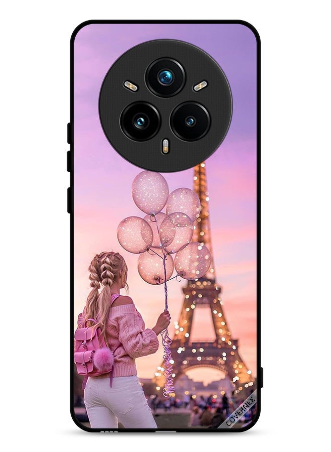 Covernex Realme 14 Pro Plus 5G Protective Case Cover Girl Holding Balloons