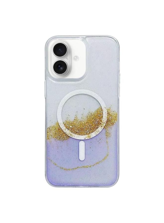 اس-توب جراب لهاتف iPhone 16 Plus من مادة TPU الشفافة المذهبة MagSafe Hybrid - Image 1