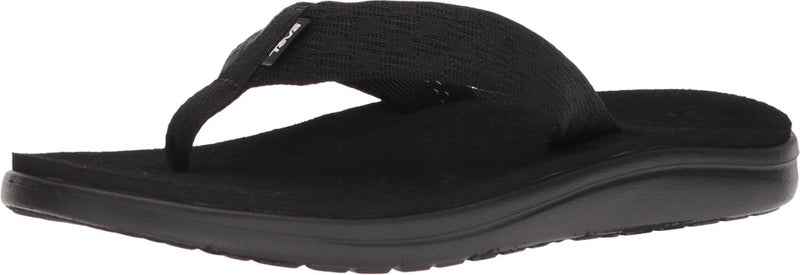Teva mens M Voya Flip Flop, Brick Black, 12 US - Image 3