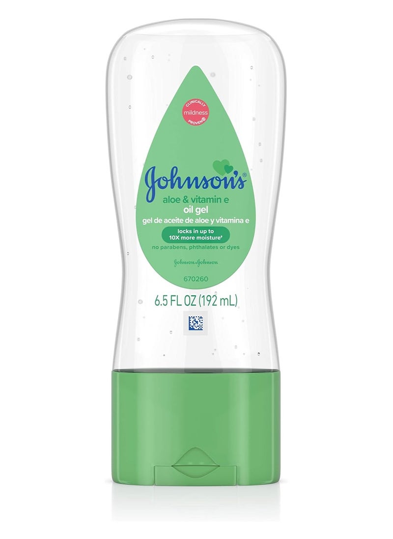 Generic Johnson's Baby Oil Gel Aloe & Vitamin E 6.5oz  - Image 1