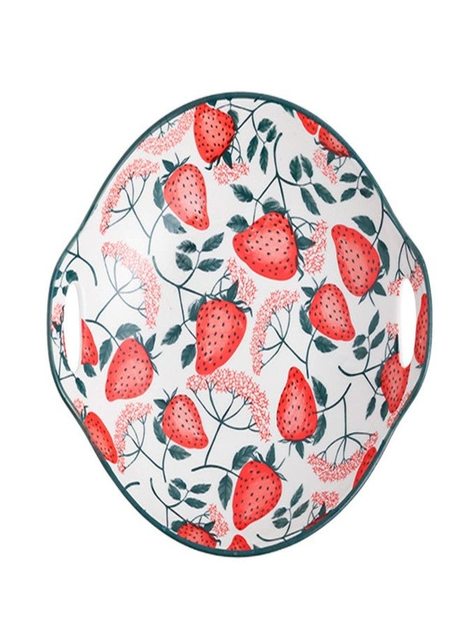 pepplo Ceramic Baking Dishes, Round Bakeware Set Ceramic Baking Pan Lasagna Pans for Cooking, Kitchen, Cake Dinner, Banquet and Daily Use (Pack of 1PCS, Dish Round - B) - Image 1