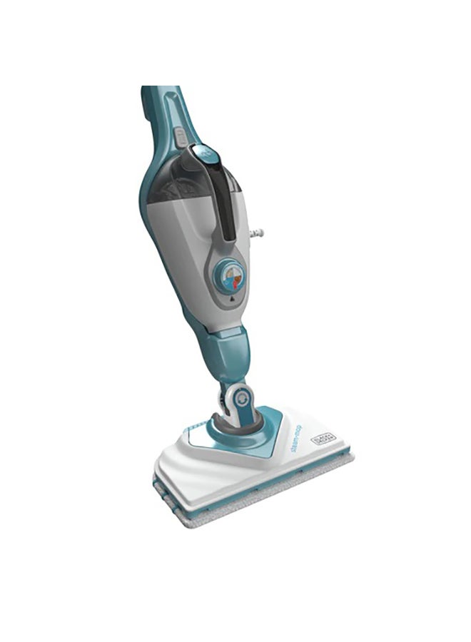 BLACK+DECKER 2-In-1 Steam Mop Delta Head And SteaMitt With 15 Accessories 1600 W BHSM1610DSM-GB White/Aqua - Image 3