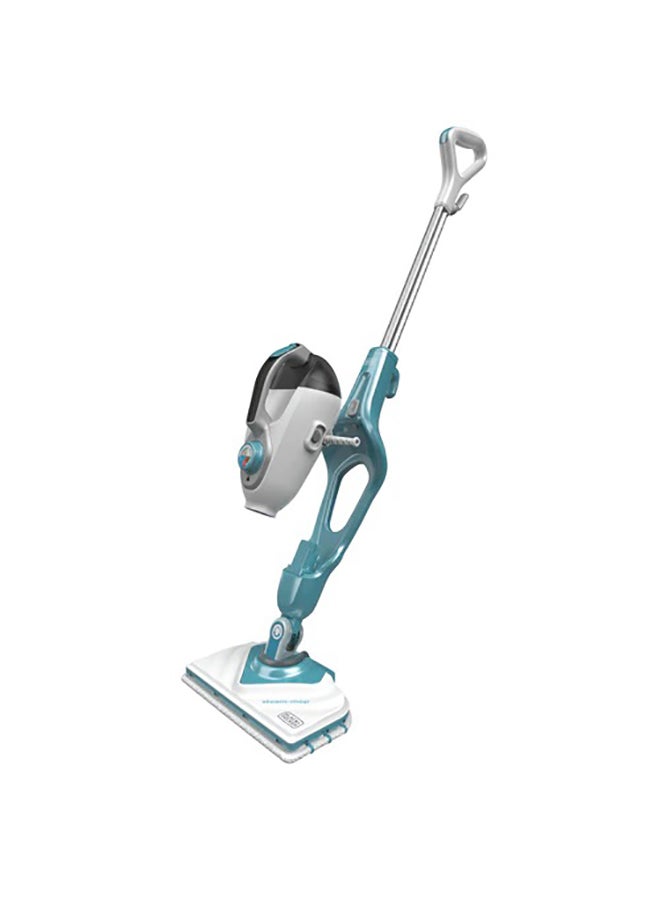 BLACK+DECKER 2-In-1 Steam Mop Delta Head And SteaMitt With 15 Accessories 1600 W BHSM1610DSM-GB White/Aqua - Image 2