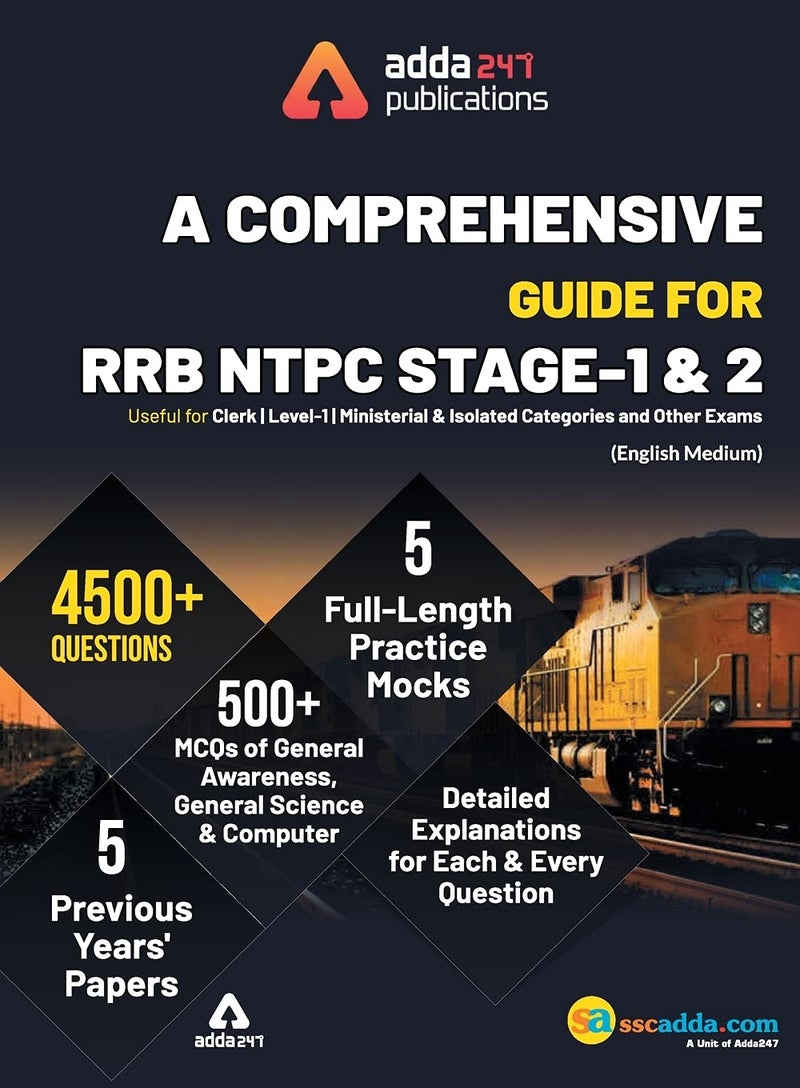 A Comprehensive Guide for RRB NTPC, Group D, ALP & Others Exams English Printed Edition (NTPC Special)  - Image 1