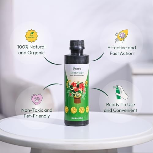 UGAOO MealyMagic Mealy Bug & Fungus Killer Spray For Plants - 100% Herbal Actives & No Chemicals - 250 ML - Image 3