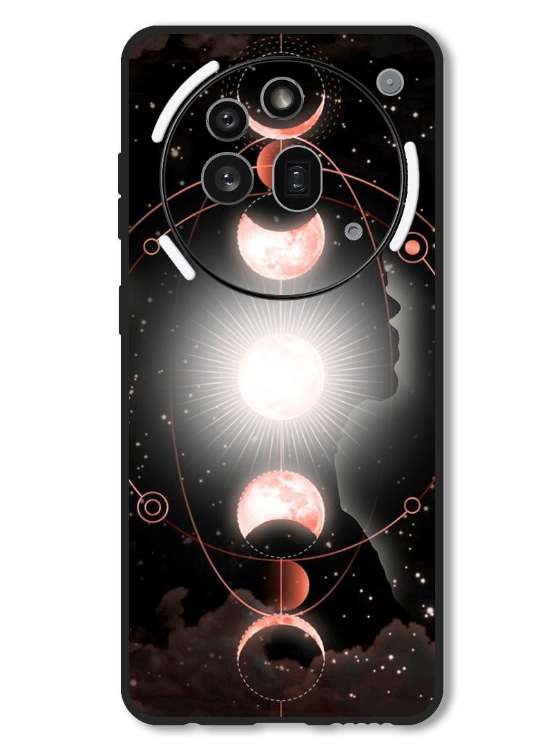 Theodor Case Compatible with Nothing Phone 3a Pro Protection Shockproof Bumper Cover Galaxy - Image 1