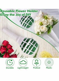 Excefore Wedding Bouquet Holder, 6-Pack Bouquet Holder, Fresh Artificial Flowers Holder Decoration Bridal Bouquet, DIY Wedding Foam Bouquet Handle, for Flower Arrangement, Bridal Bouquets for Wedding  - Image 3