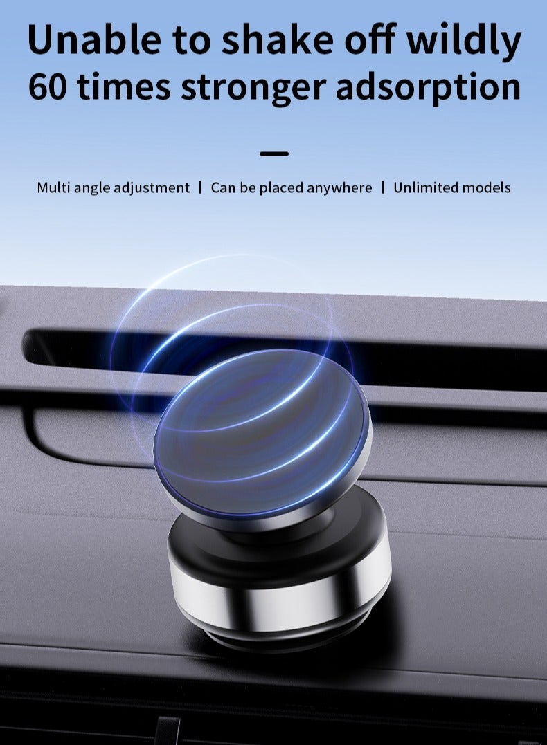 general Car Phone Holder with Magnetic Suction 360 Degree Rotating，Strong Suction for Car Kitchen Mirro Gym Bath Shower All Smooth Surface，Compatible with iPhone，Huawei，Xiaomi and Samsung - Image 2