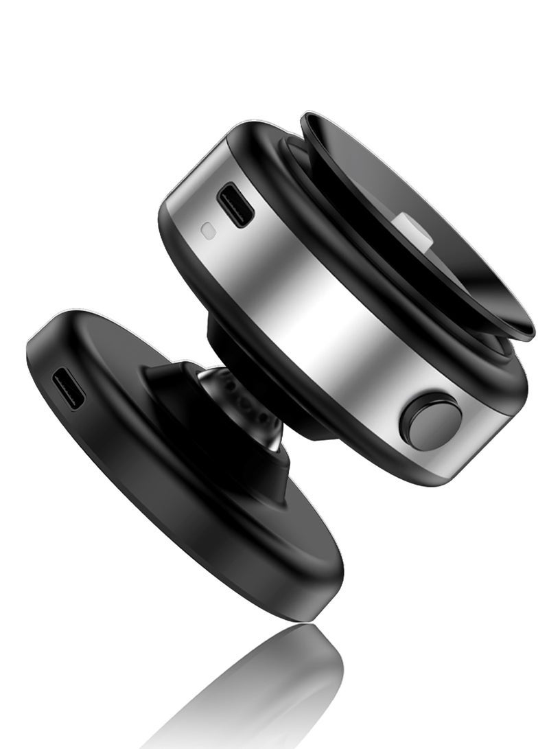 general Car Phone Holder with Magnetic Suction 360 Degree Rotating，Strong Suction for Car Kitchen Mirro Gym Bath Shower All Smooth Surface，Compatible with iPhone，Huawei，Xiaomi and Samsung - Image 1