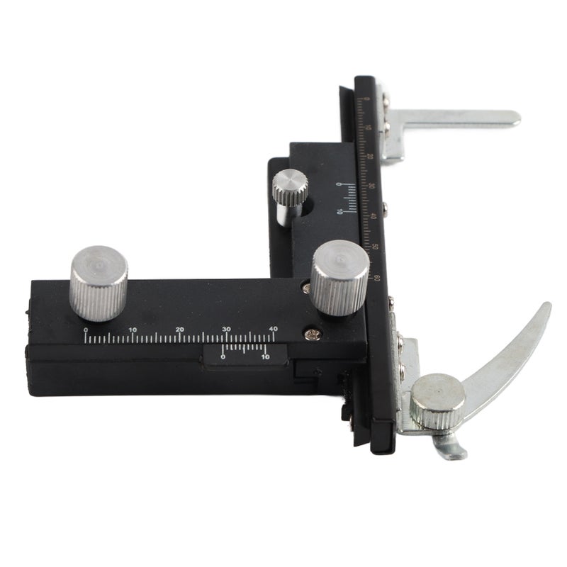 Microscope Accessories Movable Caliper Ruler Mechanical Stage X‑Y Moveable Stage with Scale - Image 1
