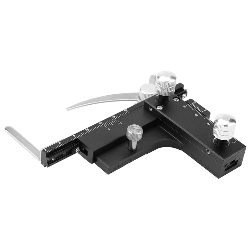 Microscope Accessories Movable Caliper Ruler Mechanical Stage X‑Y Moveable Stage with Scale - Image 2