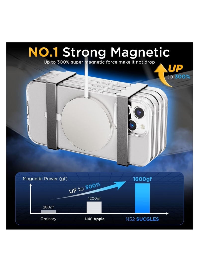 vesus iPhone 14 Pro Max Case with Magsafe Strong MagnetsNon-Yellowing10FT Military Grade Protection  - Image 2