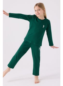 Girls Dark Green Pajama Set - pzsku/ZEDDB3922859EB82FBB06Z/45/_/1737468916/424062b1-a63d-4cae-906d-d6feafca5c3f