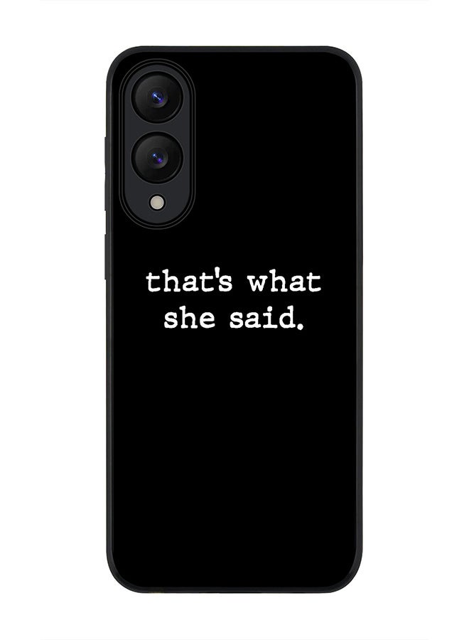 Stylizedd For Samsung Galaxy S25 Edge Case,Slim fit Camera Protection, Shockproof Thin Phone cover  - That’s what she said