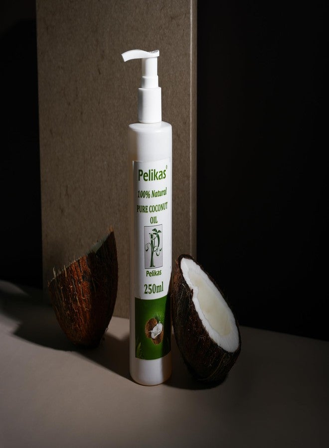 Pelikas Hair Care Anti Hair Fall And Smoothness Natural Harble Hair Fall For Soft, Strong Hair Growth and Hair Fall Control with Natural Pure Coconut Hair Oil Unisex Nariyel Tel-250ml - Image 3