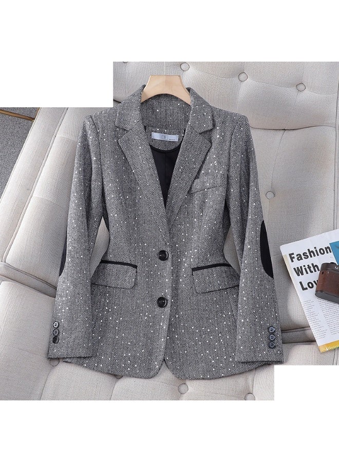 Shougu New Fashionable Casual Ms Suit Blazer - Image 1