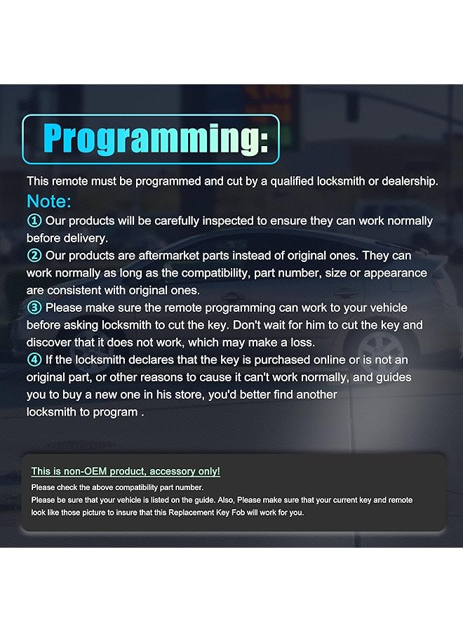 اكس أوتوهاوكس مفتاح سيارة بديل عن بعد بدون مفتاح M3N5Wy783X 433 ميجاهرتز لسيارة دودج جراند كارافان تشارلجر تشارجر دورانو لسيارة رام 3 أزرار مع مفتاح الباب رقم 56046707Ag/5026101Ad/68043590Aa - Image 5