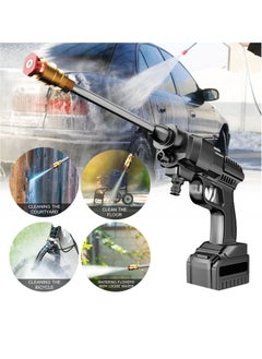 DubaiGallery Cordless Portable Washer Electric High Pressure Cleaner Machine 200W 30Bar Lithium Handheld Car Cleaning Device With Foam Generator Nozzle Water Pump  - Image 4