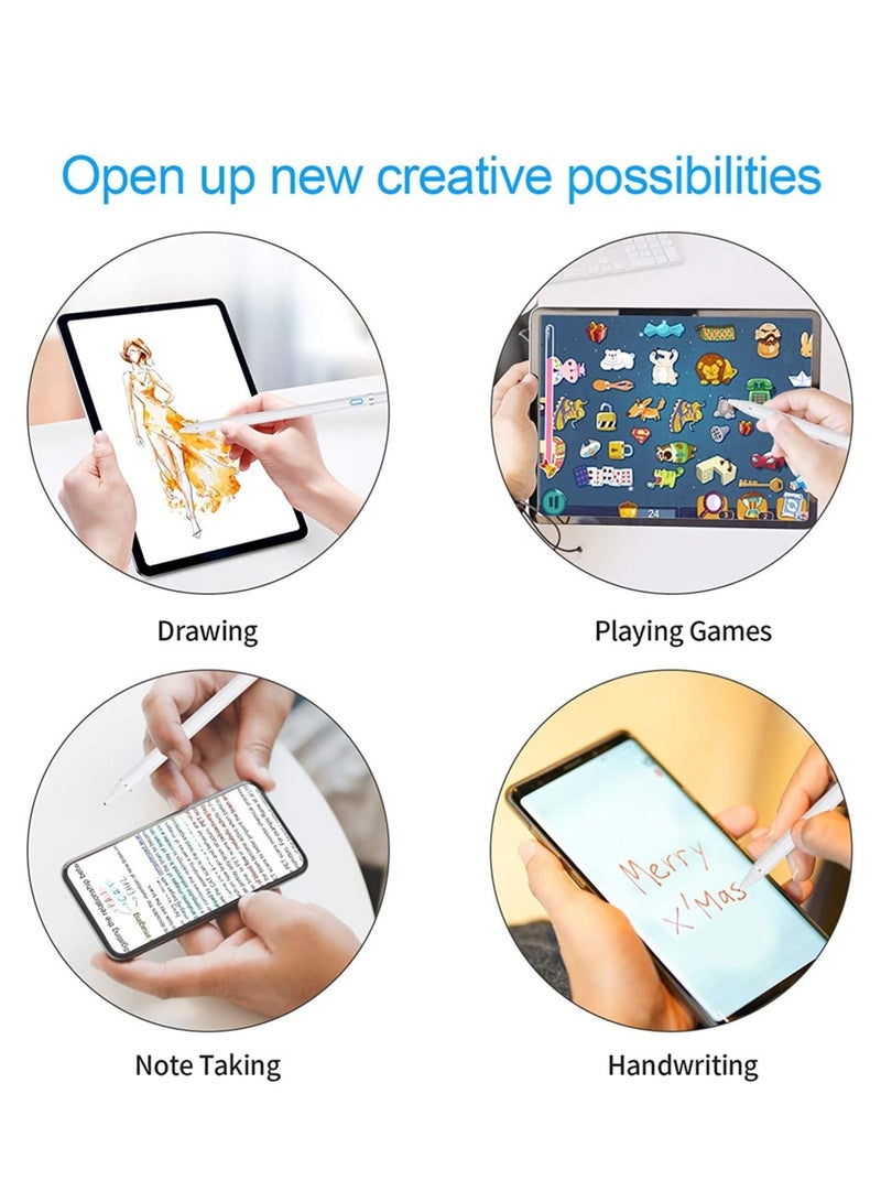 Stylus Pen for Touch Screens Rechargeable 1.5mm Fine Point Active Capacitive Stylus Smart Pencil Digital Compatible iPad and Most Tablets - Image 5