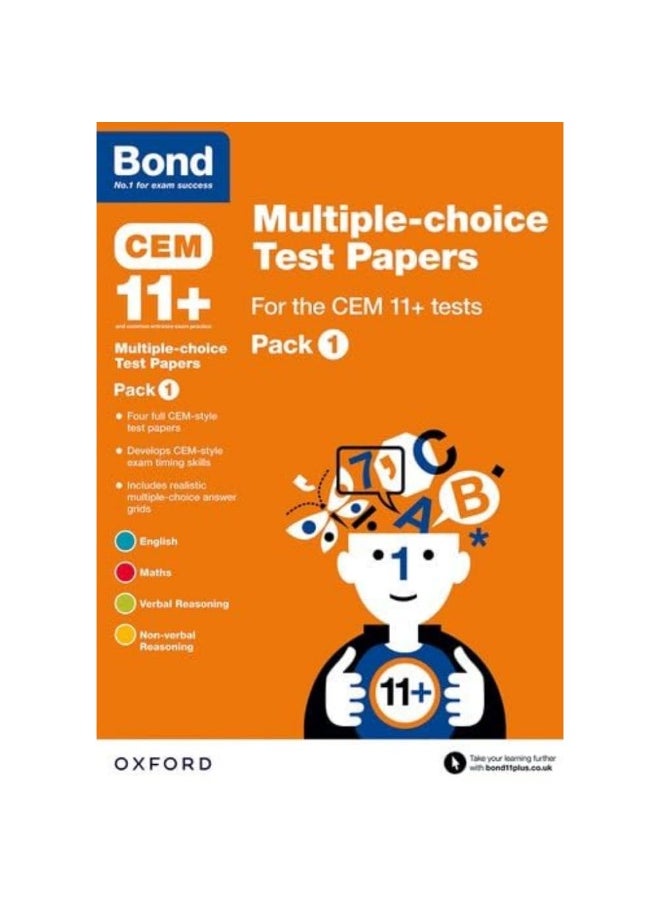 Bond 11+: Multiple-choice Test Papers for the CEM 11+ Tests Pack 1: Ready for the 2024 exam 