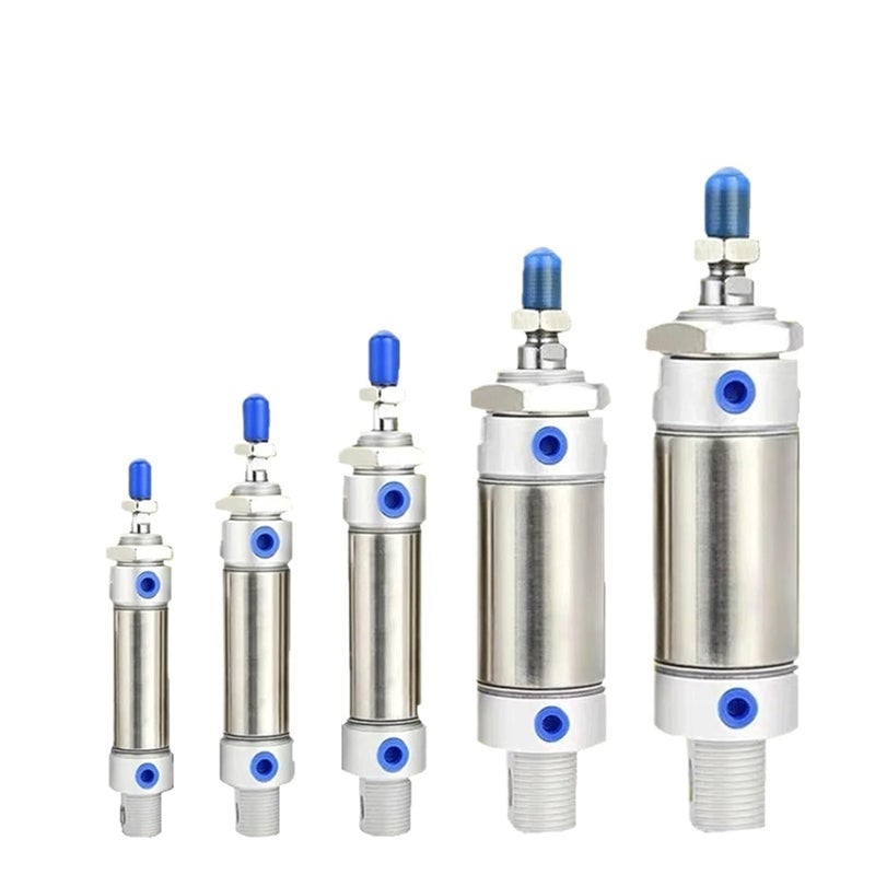 MA32 Stainless Steel Magnetic Ring Double Acting Small Pneumatic Air Cylinder 25mm Stroke - Image 1