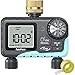 RAINPOINT Sprinkler Timer 2 Outlet, Water Timer for Garden Hose, Drip Irrigation Timer for Yard Outdoor Watering, Rain - Image 2
