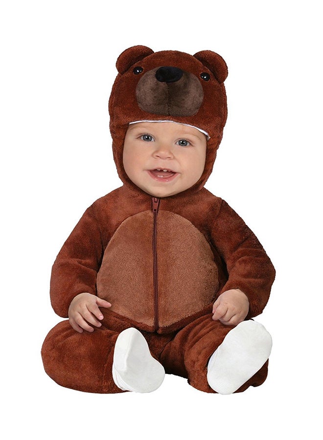 Baby Bear Costume, 6-12 Months. Includes: Hood, jumpsuit
