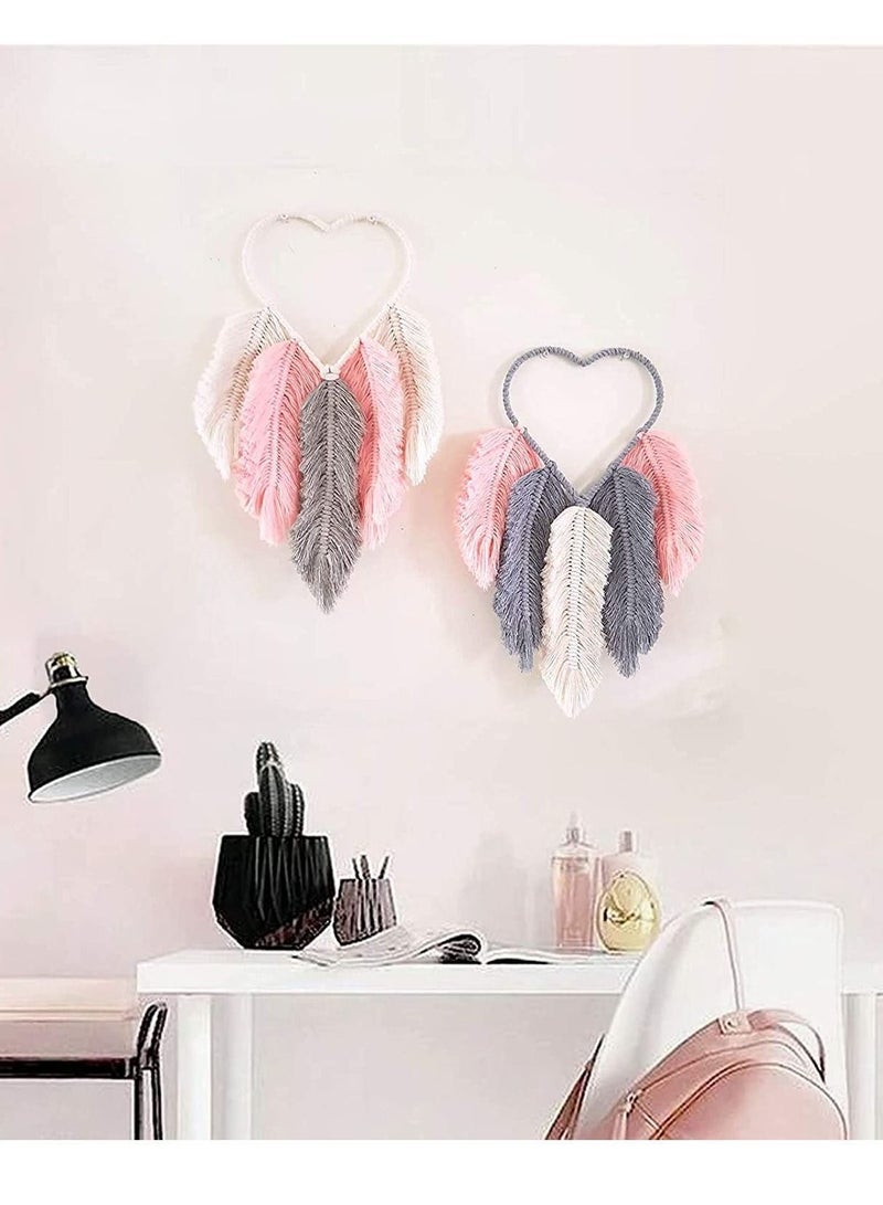 Y&D 8 Metal Rings Golden Hoop Craft Heart-Shaped Ring Lace Pendant Wedding Wreath Decoration Dream Catcher Supplies Creation DIY Crafts  - Image 3