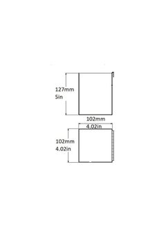 Rattleware Rattleware Modular Basic Holder For Home, Cafe, Restaurant, Hotel, Office, or Commercial Establishment - Made Of Stainless Steel - Coffee Bar Accessories Organizer Black (4 x 4 x 5 Inches)  - Image 2
