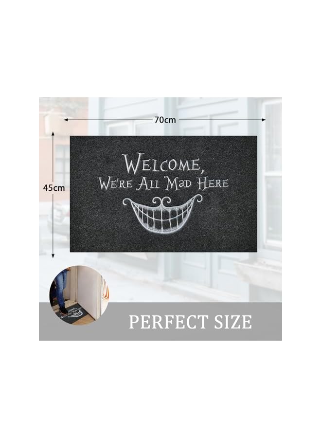 The Bros Black Doormat Funny Outdoor Mat with Non Slip Rubber Backing Easy to Clean Welcome Door Mat Indoor Front Door Entrance Mats - Image 3