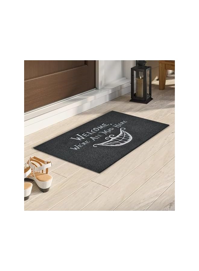 The Bros Black Doormat Funny Outdoor Mat with Non Slip Rubber Backing Easy to Clean Welcome Door Mat Indoor Front Door Entrance Mats - Image 2