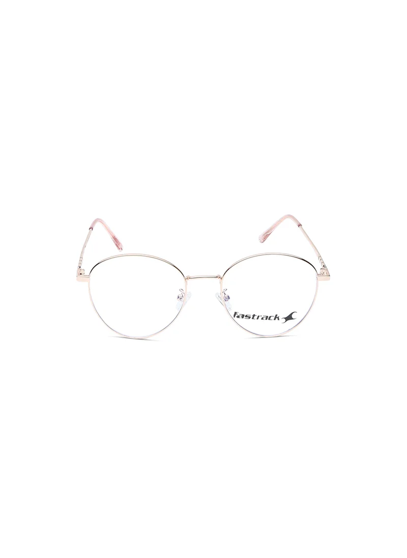 fastrack Gold Round  Rimmed Eyeglasses