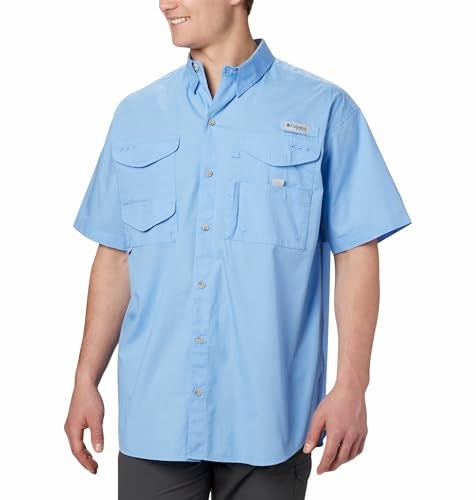 Columbia Mens PFG Bonehead Long Sleeve Fishing Shirt White Cap Small - Image 1