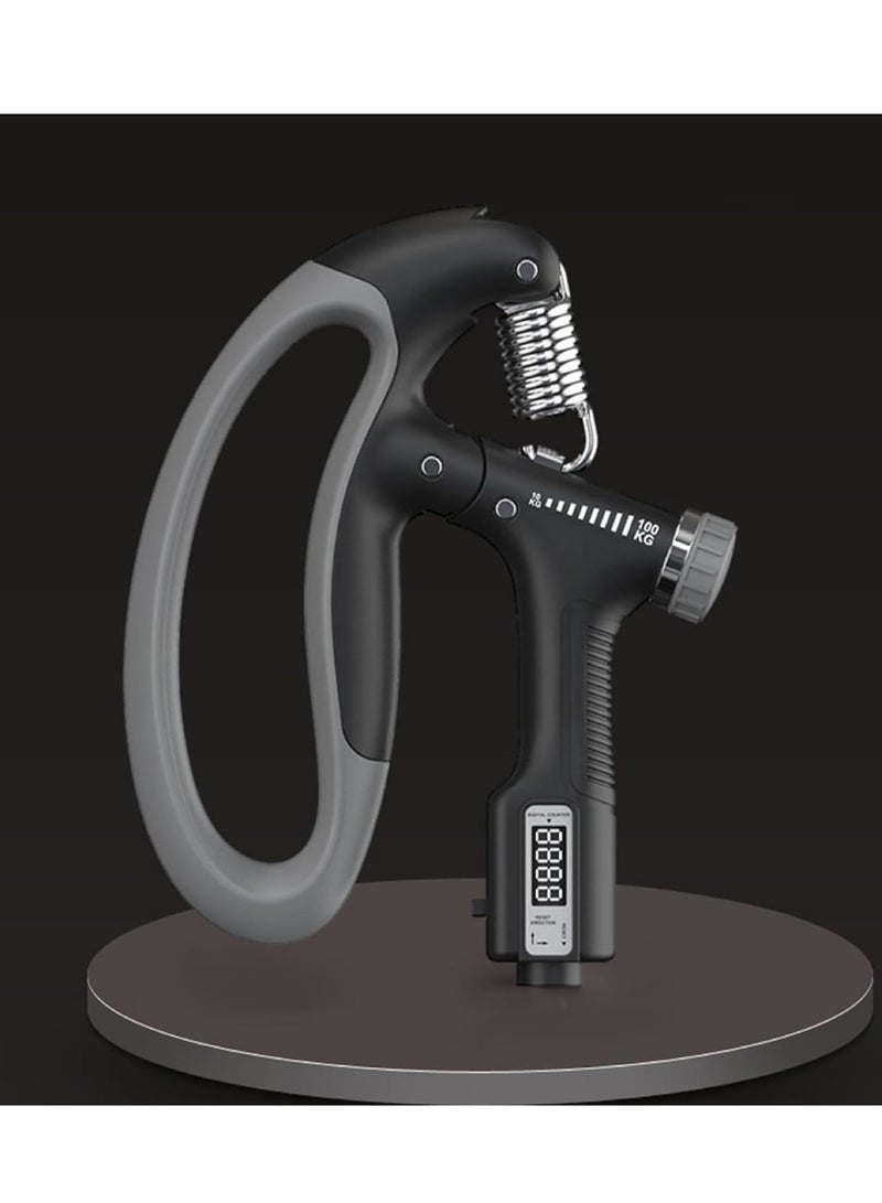 DIGI CORE 10-100kg Adjustable Hand Grip Strength Fitness Heavy Duty Grip With Reverse Finger Exerciser Grip Strength Wrist Extender Gym Arm Muscle Training Smart Counting - Image 2