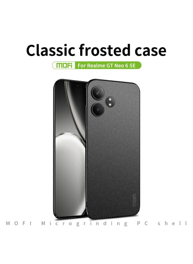 اس-توب جراب لهاتف Realme GT Neo6 SE MOFI Fandun Series Frosted PC جراب هاتف شامل فائق النحافة - Image 3