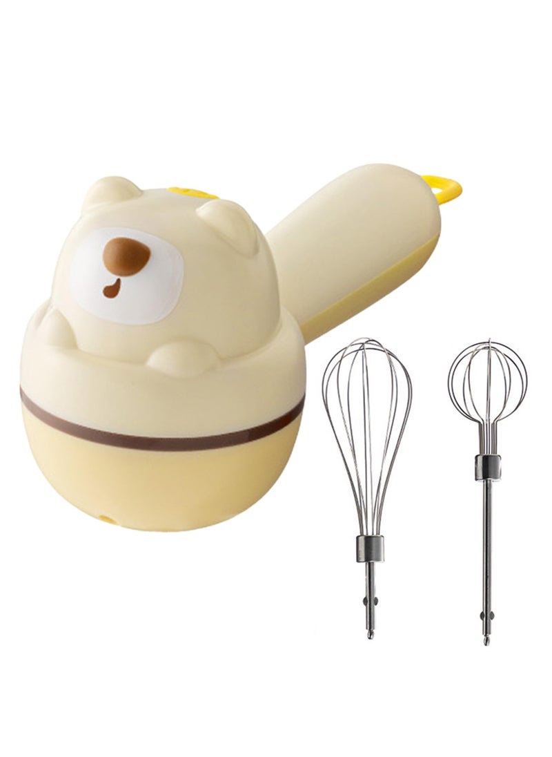 SYOSI - Electric Hand Mixer, Cordless Handheld Mini Whisk with 3-Speed Adjustment, Versatile Egg Beater for Baking, Whipping, Mixing Pudding, Cookies, Cakes - Image 1