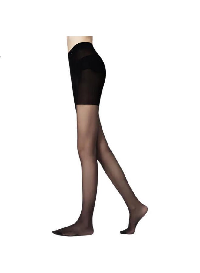 Ubras 20D Micro-Pressure Lightweight Sun Protection Skin-Friendly Pantyhose, Anti-Exposure Black Silk, Anti-Snagging, Bare Leg Effect, Leg Beauty Socks, Black - Image 3