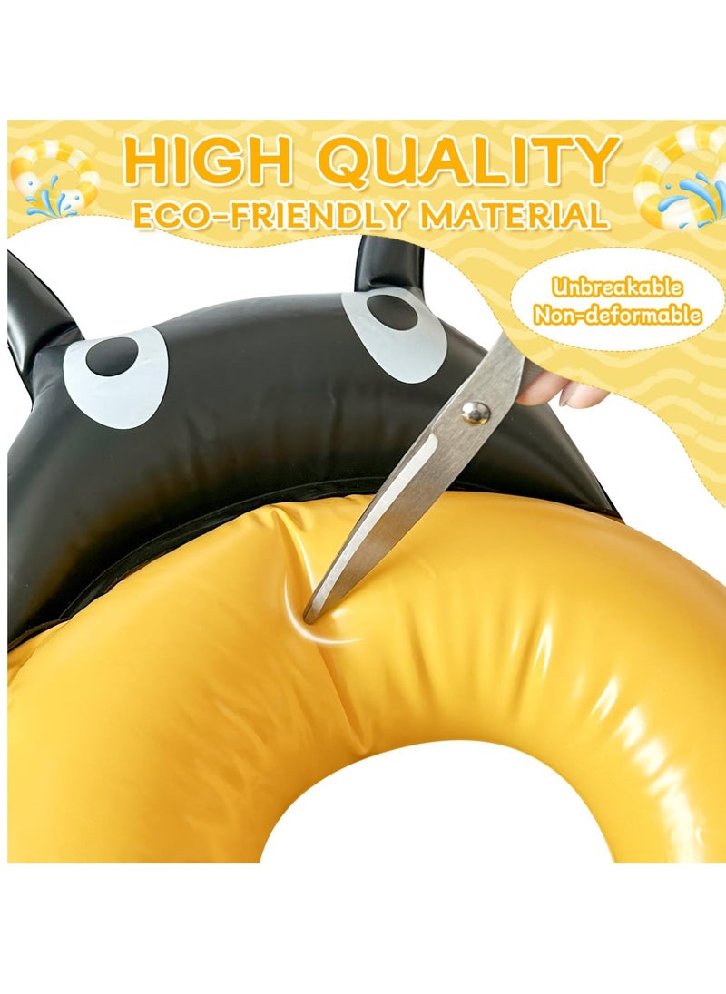 Generic Swim Vest Floaties for Kids 2-6, Inflatable Pool Floats Vest with Adjustable Safety Buckle, Safety Swimming Arm Bands for Kids 30-70 lbs  - Image 3