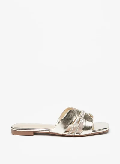 فلورا بيلا من شو إكسبرس Women's Embellished Slip-On Sandals Ramadan Collection