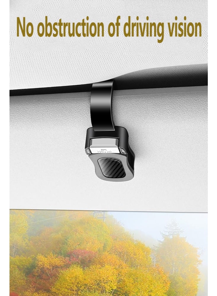 حامل نظارات شمسية متعدد الوظائف للسيارة مكون من قطعتين، منظم للنظارات للسيارات، تصميم قبضة آمنة مناسب لجميع النظارات، ملحقات سيارات أنيقة للسائقين - Image 5