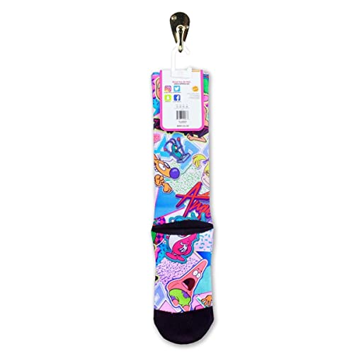 Odd Sox Cool Socks - 90s Nickelodeon Cartoon Squad Crew Sock - Retro TV Novelty Sock - Size Medium for Men, Women & Kids - Fun Sock - Comfy Cotton Blend - Great Gift for TV Show Fans, Birthdays, Holidays - Image 4