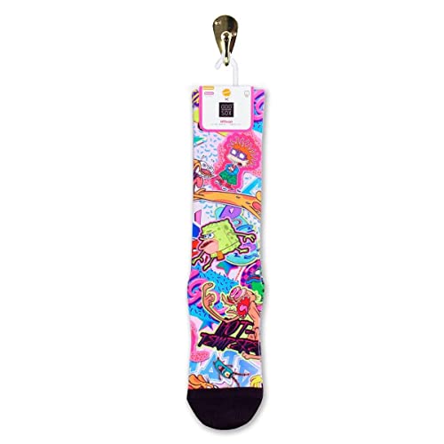 Odd Sox Cool Socks - 90s Nickelodeon Cartoon Squad Crew Sock - Retro TV Novelty Sock - Size Medium for Men, Women & Kids - Fun Sock - Comfy Cotton Blend - Great Gift for TV Show Fans, Birthdays, Holidays - Image 2