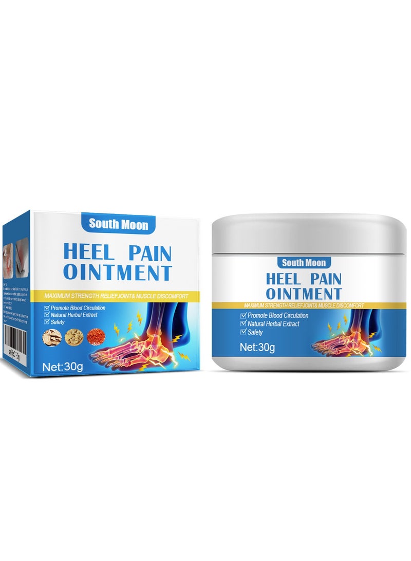 SOUTH MOON Aching Bunion Relief Cream Heel Pain Relief Cream, Joint Pain Ointment Joint Toe Heel Spur Foot Cream Stiffness Arching Heel Ankle Massage Cream Arching Bunion Pain Relief Ointment 30g - Image 5