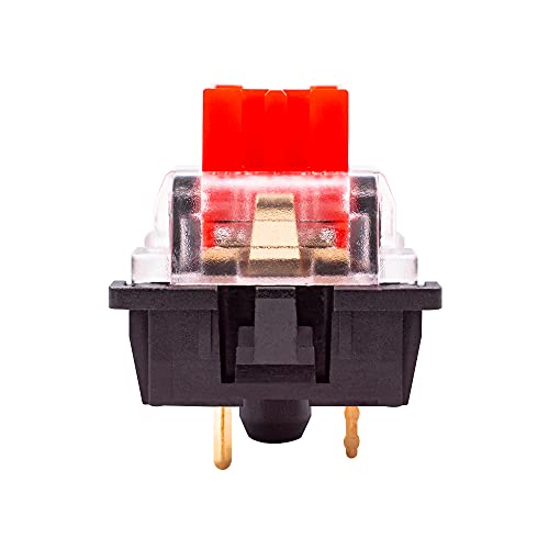 GranVela OUTEMU Red Switches, 3-pin Linear 45g Force Dustproof Hot-Swappable Cherry MX Equivalent Switches for Mechanical Keyboard-20 Pack - Image 5