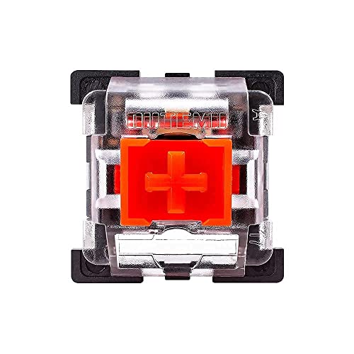 GranVela OUTEMU Red Switches, 3-pin Linear 45g Force Dustproof Hot-Swappable Cherry MX Equivalent Switches for Mechanical Keyboard-20 Pack - Image 2