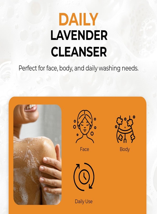 RA COSMETICS Liquid African Black Soap with Lavender – Traditional West African Cleanser with Shea Butter & Coconut Oil – Face, Body & Hair Wash for Daily Use – No Artificial Fragrances – 8oz - Image 5