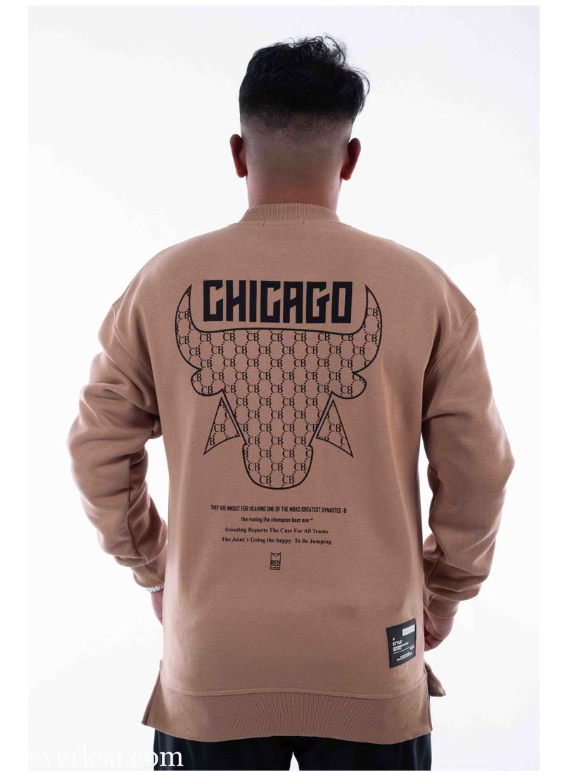 Everest Unisex Brown Sweater  - Image 2
