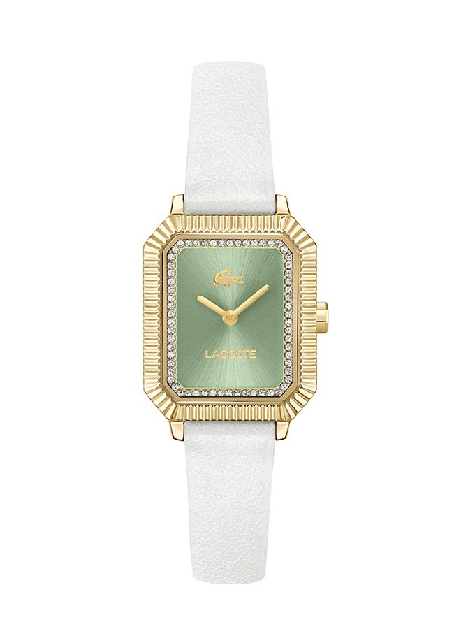 LACOSTE RECTANGLE ANALOG WOMEN'S SAGE CASE WATCH - 2001443 - Image 1
