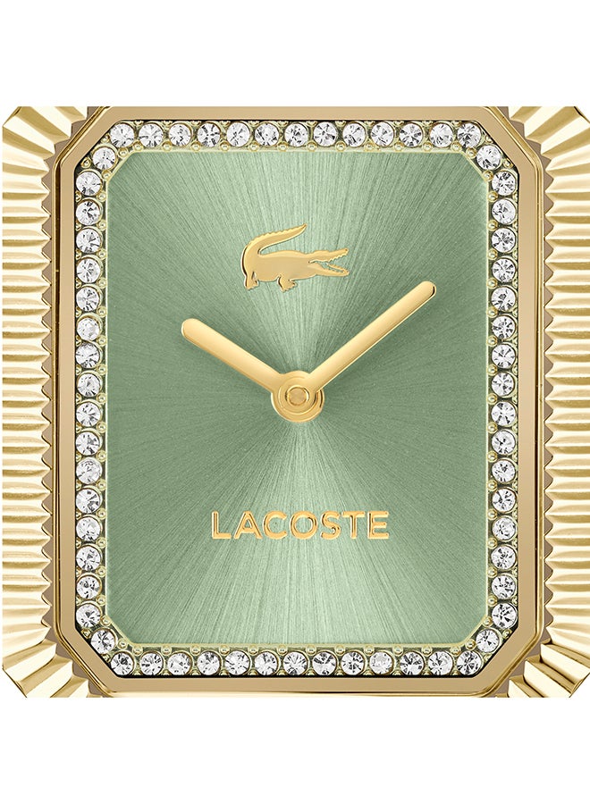 LACOSTE RECTANGLE ANALOG WOMEN'S SAGE CASE WATCH - 2001443 - Image 4